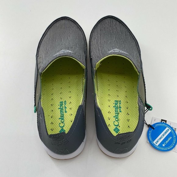 Columbia Men's PFG Bahama Vent High-Tide Slip-on Shoes sz 8 Gray BM0157-036 NEW - Picture 5 of 6